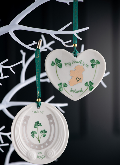 My Heart is in Ireland Hanging Ornament